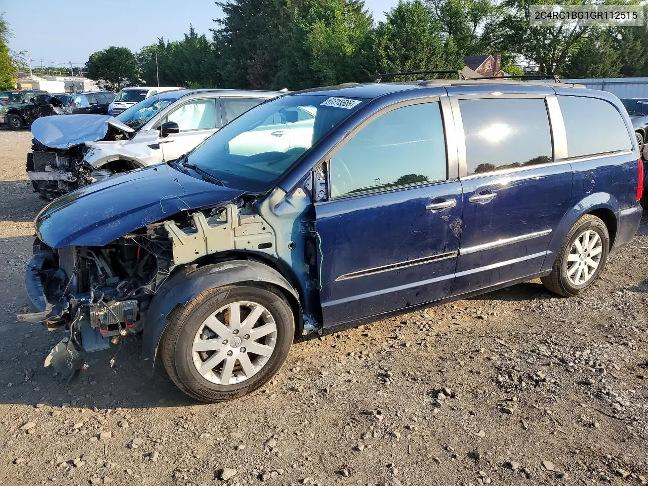 2016 Chrysler Town & Country Touring VIN: 2C4RC1BG1GR112515 Lot: 61315586