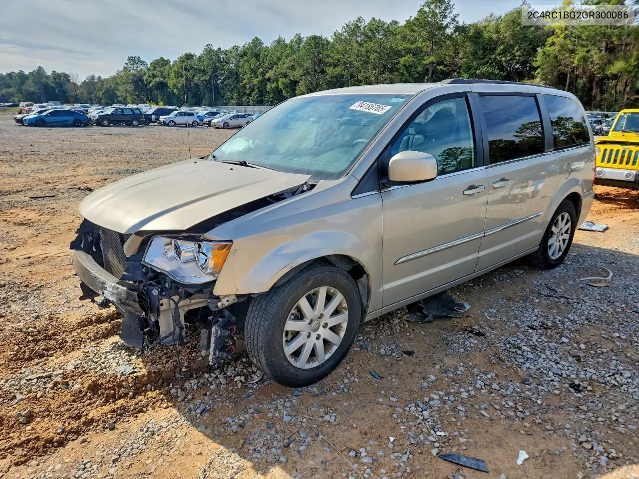 2016 Chrysler Town & Country Touring VIN: 2C4RC1BG2GR300086 Lot: 94186765