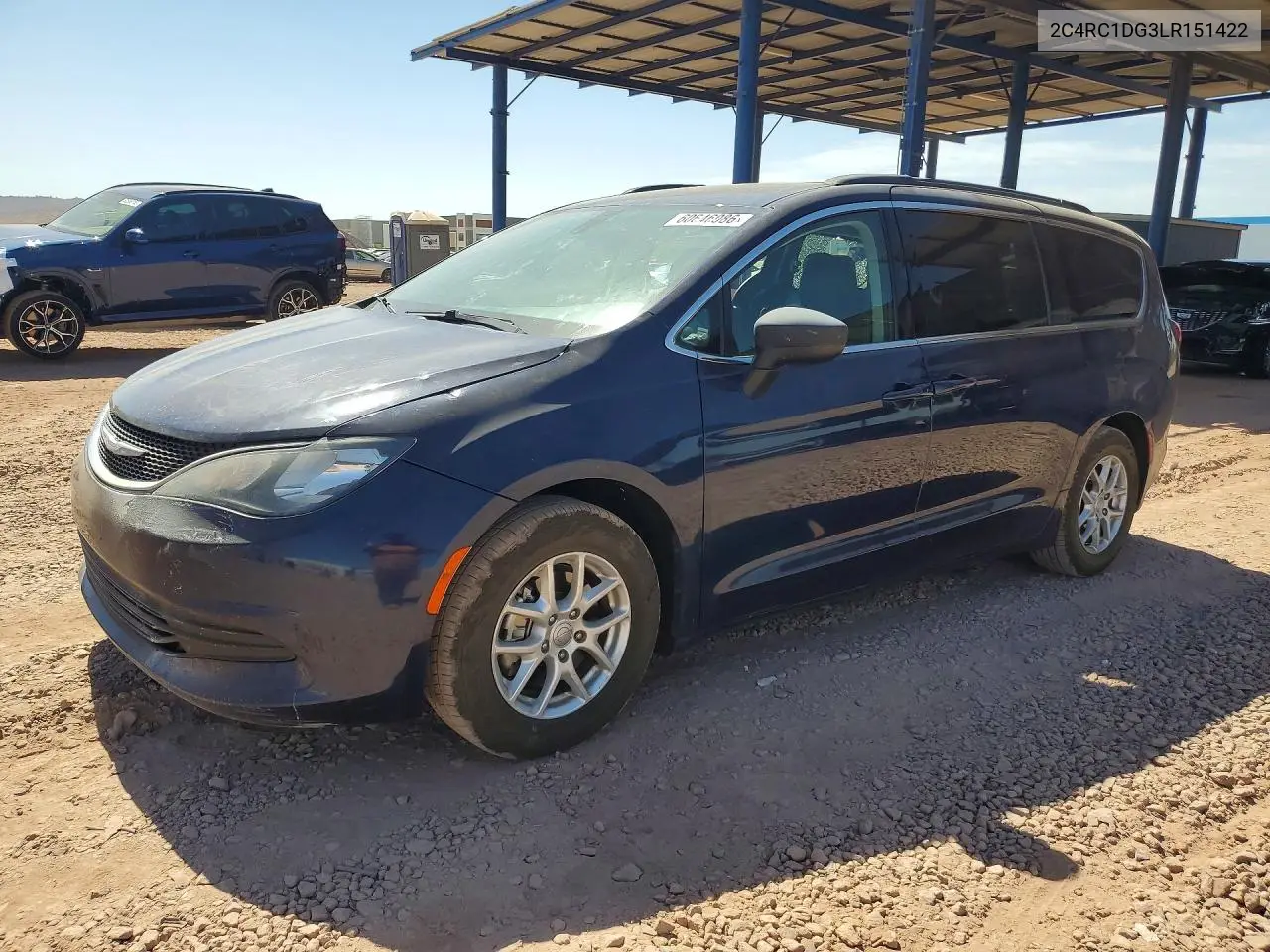 2020 Chrysler Voyager Lxi VIN: 2C4RC1DG3LR151422 Lot: 60646086