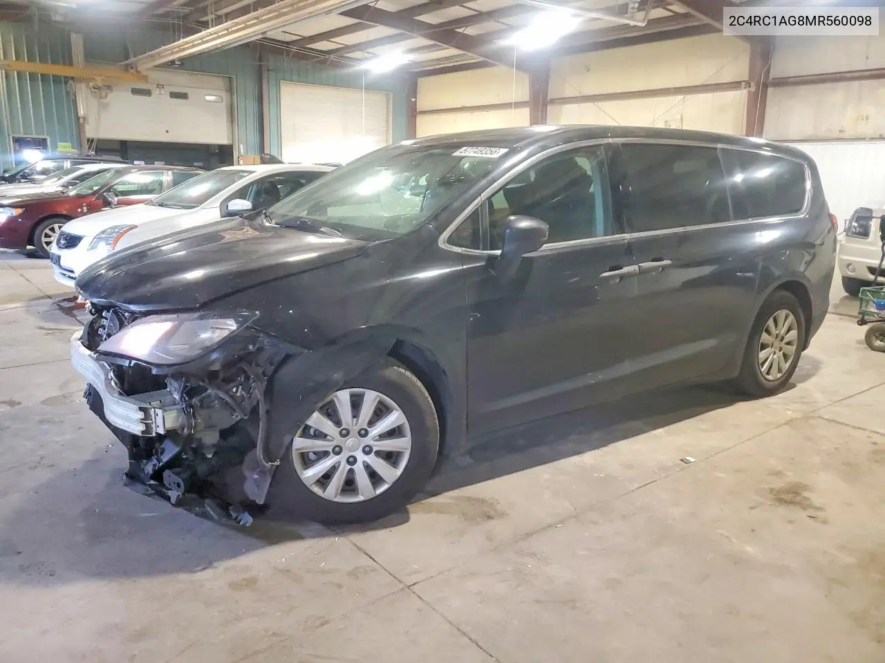 2021 Chrysler Voyager L VIN: 2C4RC1AG8MR560098 Lot: 57749356