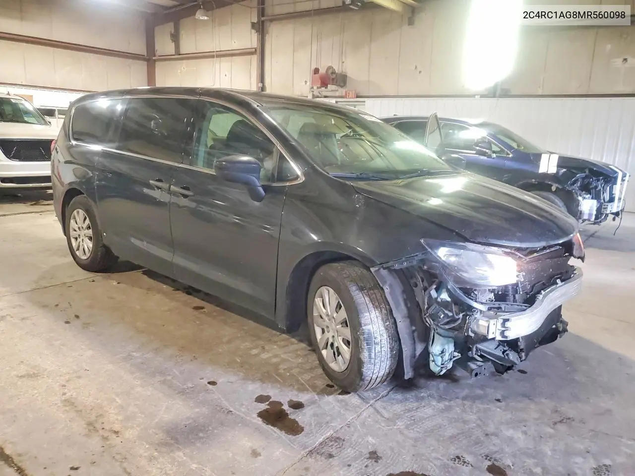 2021 Chrysler Voyager L VIN: 2C4RC1AG8MR560098 Lot: 57749356
