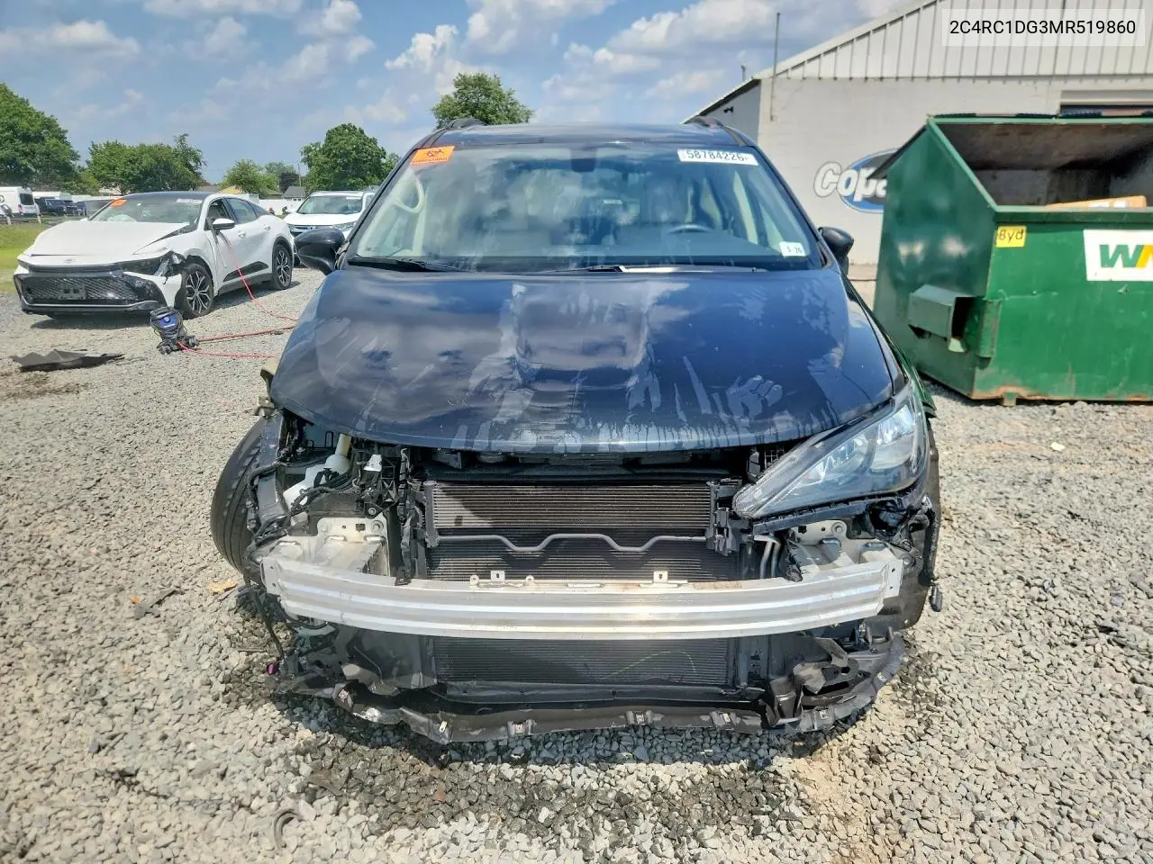 2021 Chrysler Voyager Lxi VIN: 2C4RC1DG3MR519860 Lot: 58784226
