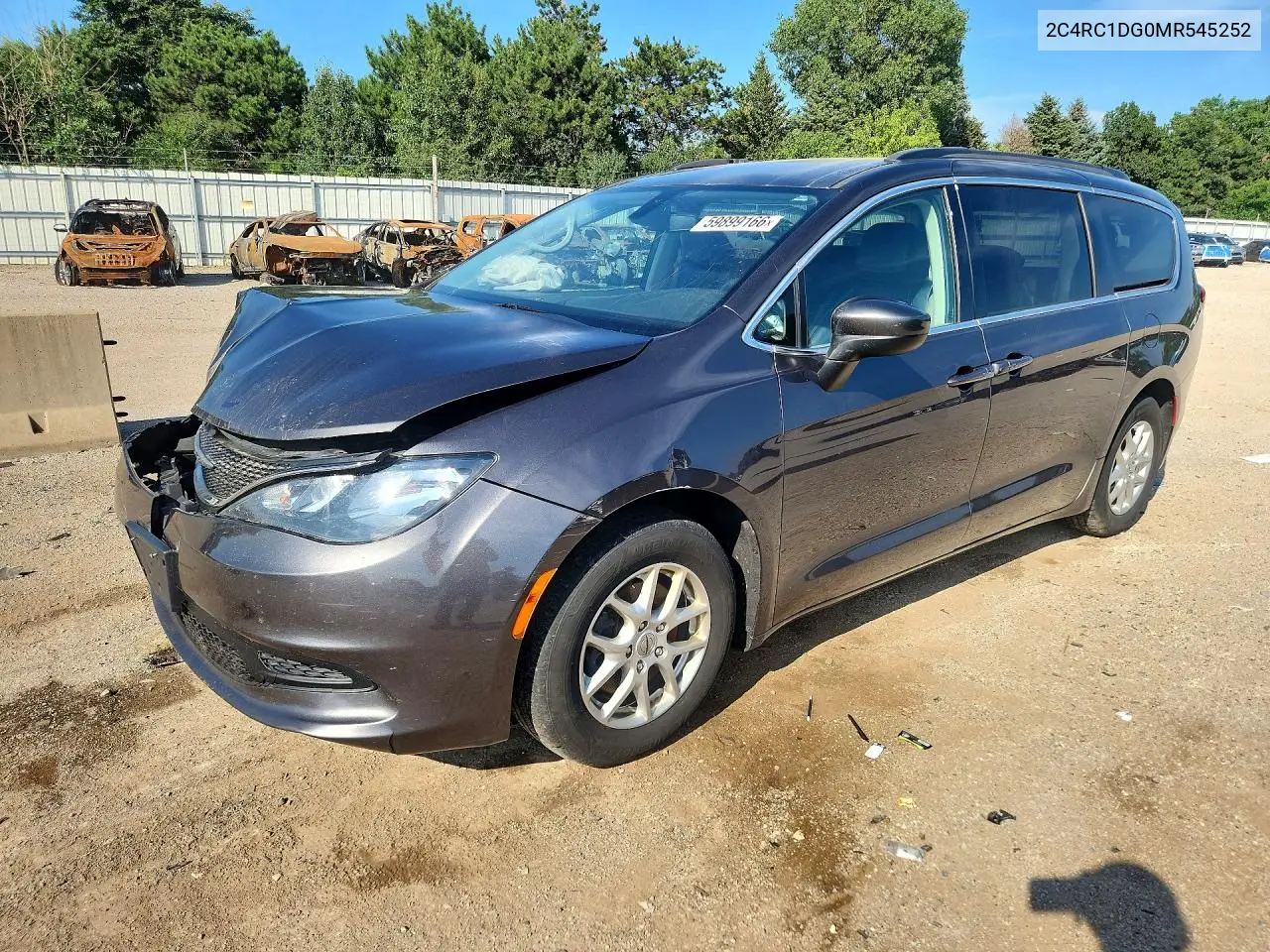 2021 Chrysler Voyager Lxi VIN: 2C4RC1DG0MR545252 Lot: 59899166
