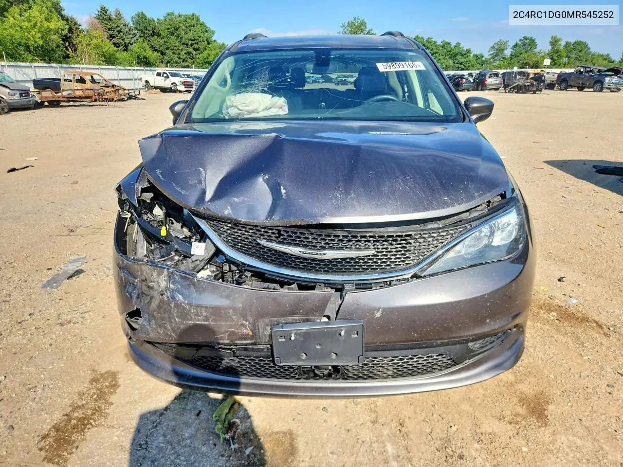 2021 Chrysler Voyager Lxi VIN: 2C4RC1DG0MR545252 Lot: 59899166