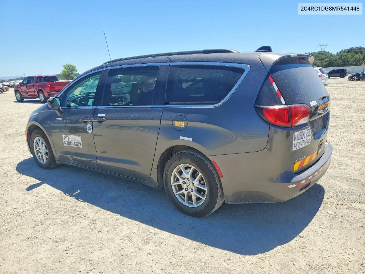 2021 Chrysler Voyager Lxi VIN: 2C4RC1DG8MR541448 Lot: 61557956