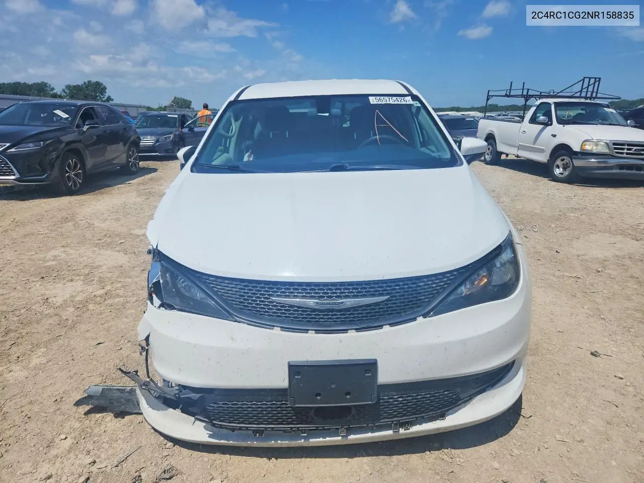 2022 Chrysler Voyager Lx VIN: 2C4RC1CG2NR158835 Lot: 56575426