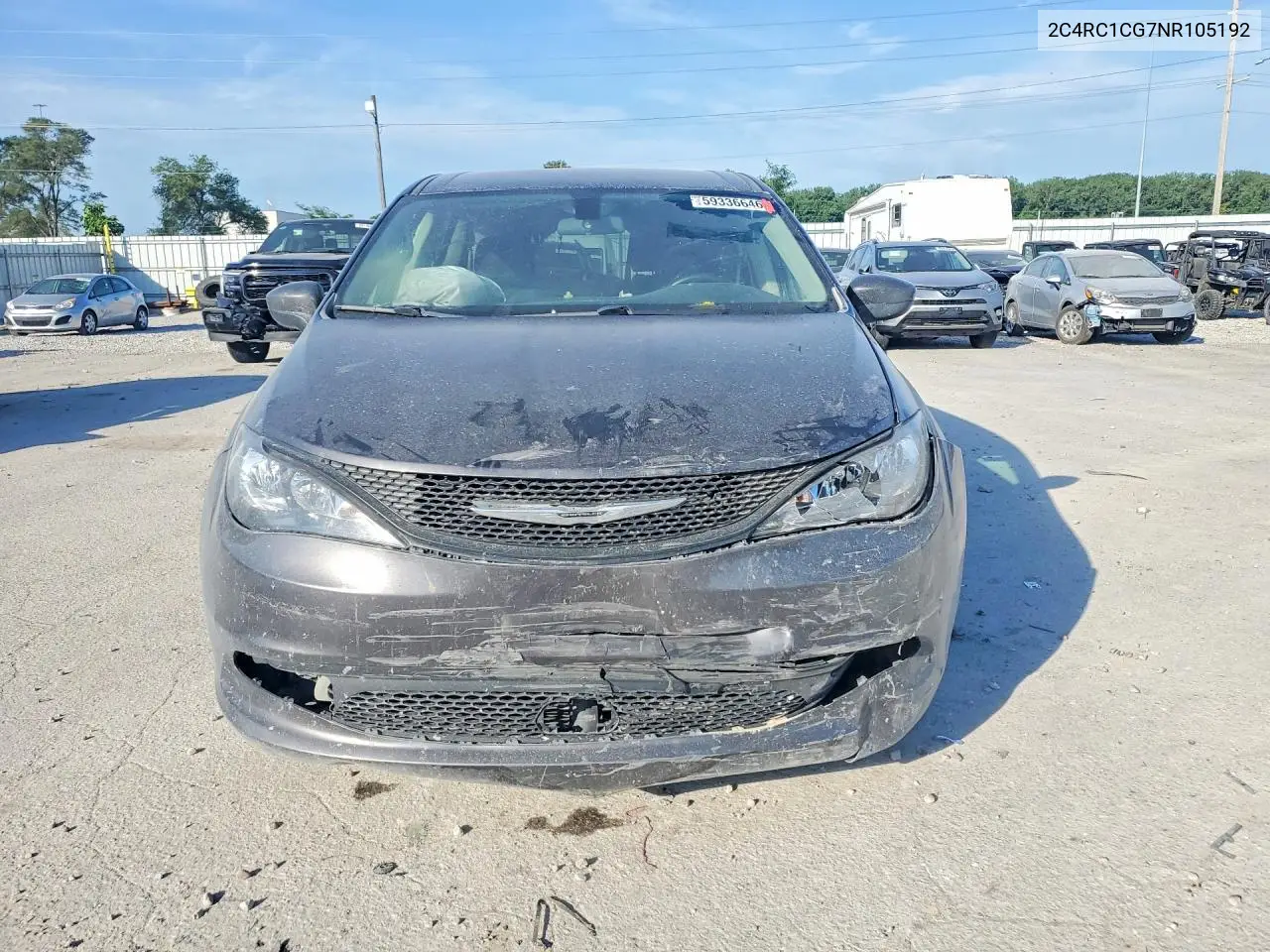 2022 Chrysler Voyager Lx VIN: 2C4RC1CG7NR105192 Lot: 59336646