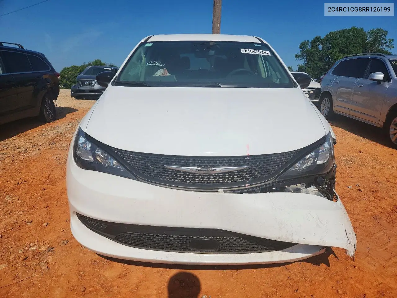 2024 Chrysler Voyager Lx VIN: 2C4RC1CG8RR126199 Lot: 61667026