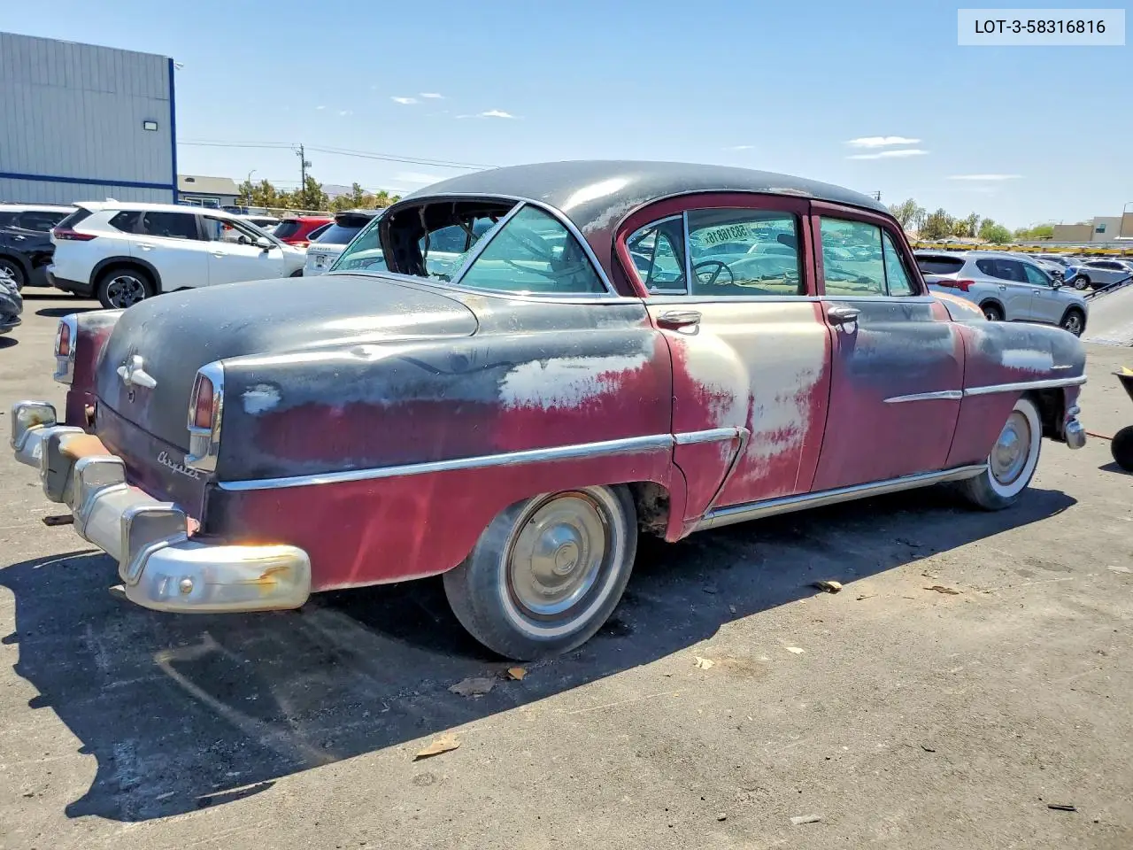 1953 Chrysler Windsor VIN: 70134845 Lot: 58316816