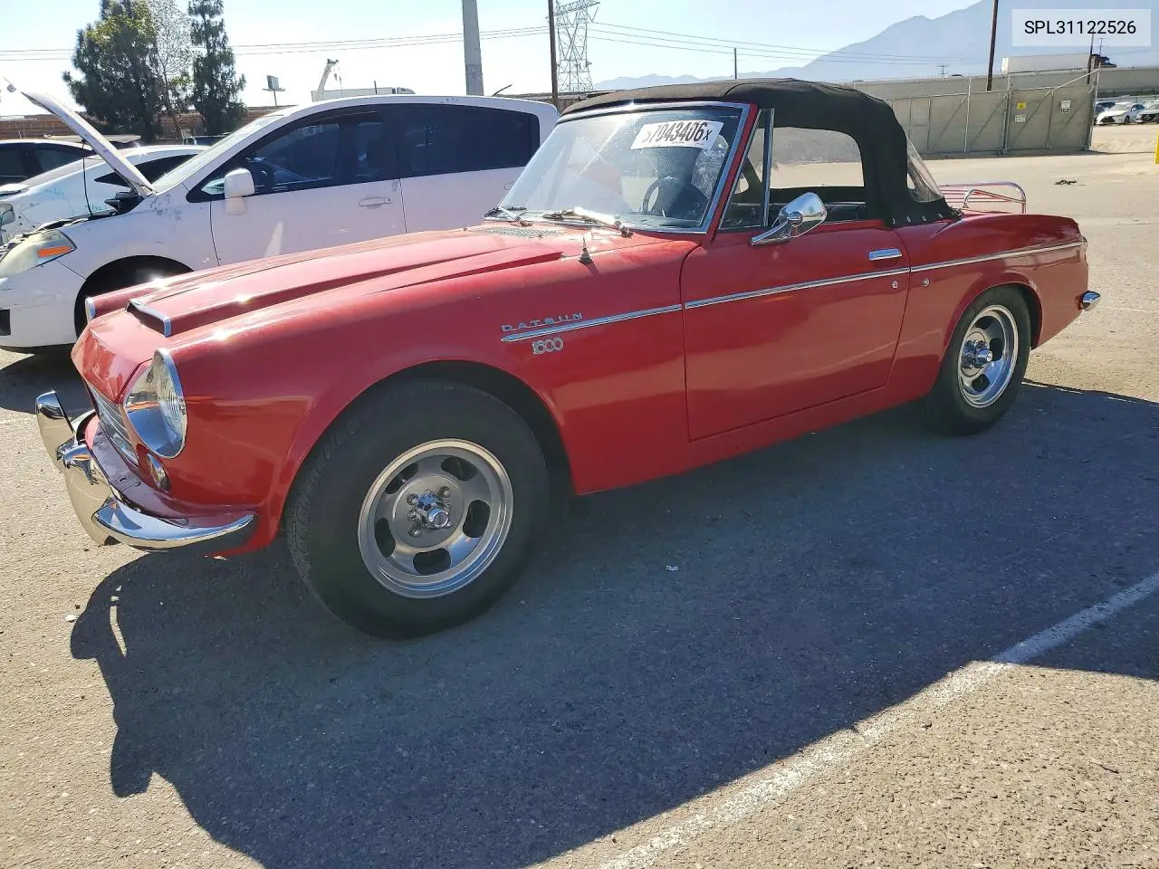 1969 Datsun 1600 VIN: SPL31122526 Lot: 57043406
