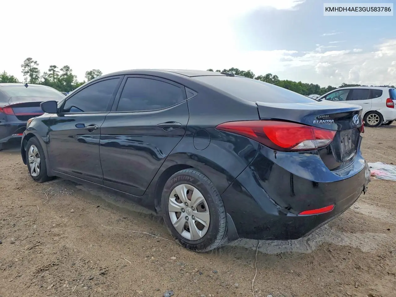 2016 Datsun Elantra Se VIN: KMHDH4AE3GU583786 Lot: 57333556