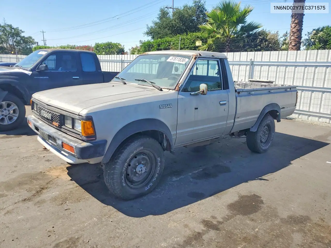 1984 Datsun 720 Long Bed 4X4 VIN: 1N6ND02Y7EC371575 Lot: 57611836
