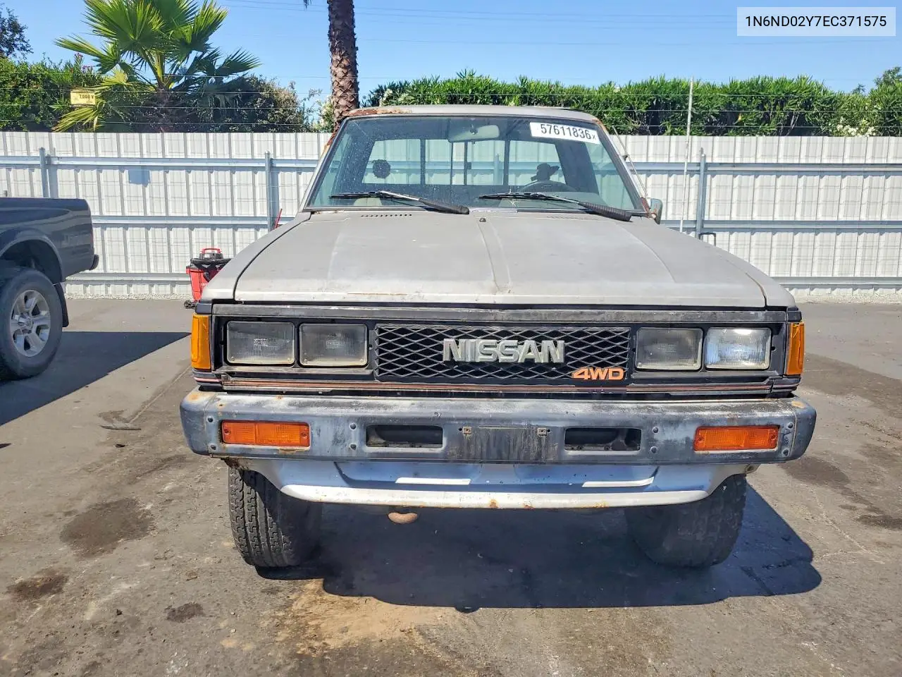 1984 Datsun 720 Long Bed 4X4 VIN: 1N6ND02Y7EC371575 Lot: 57611836