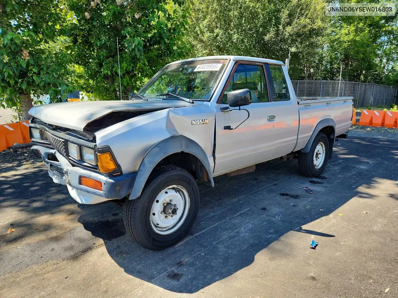 1984 Datsun 720 King Cab 4X4 VIN: JN6ND06Y5EW016803 Lot: 61028956
