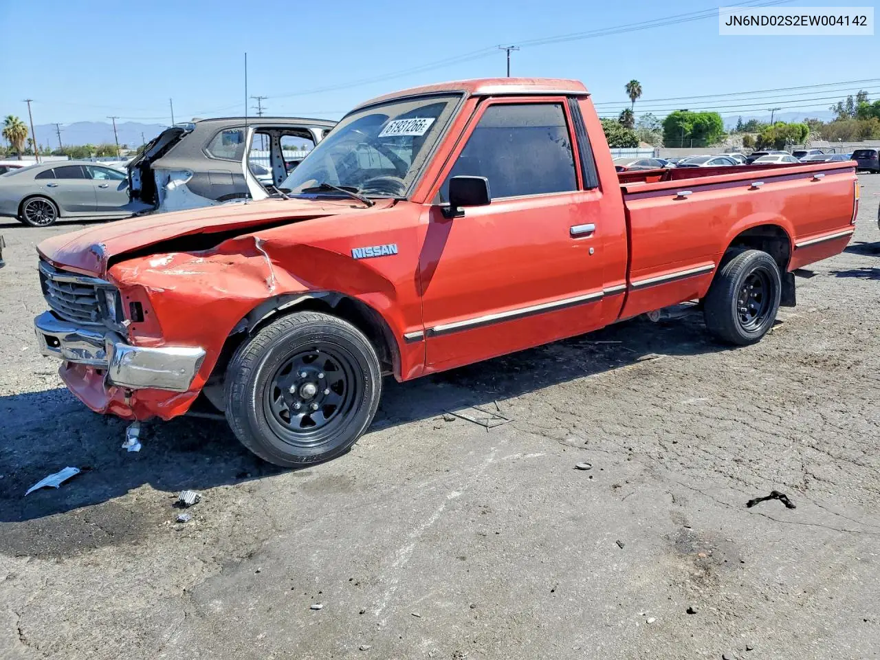 1984 Datsun 720 Long Bed VIN: JN6ND02S2EW004142 Lot: 61931266