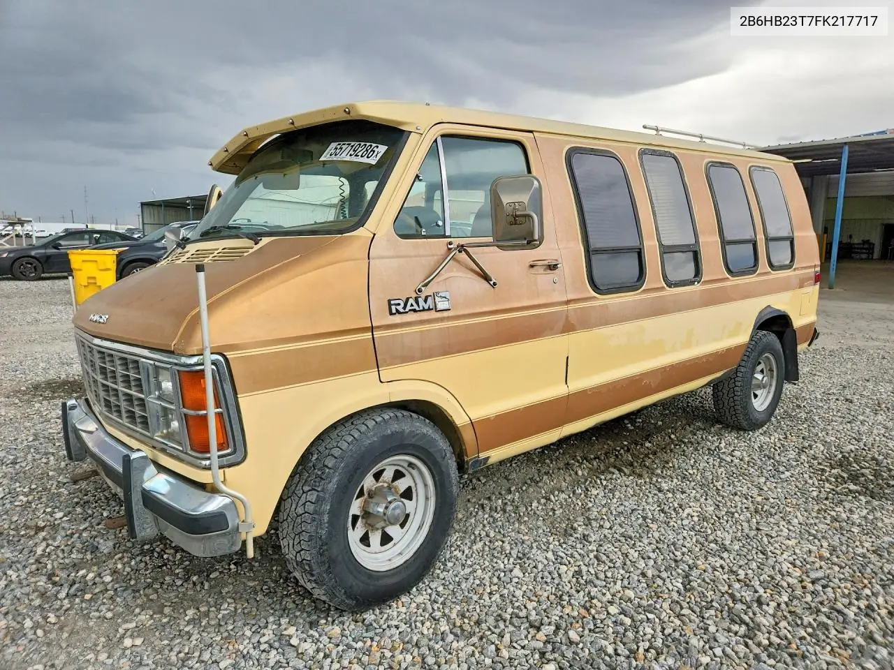 1985 Dodge Ram Van B250 VIN: 2B6HB23T7FK217717 Lot: 55719286