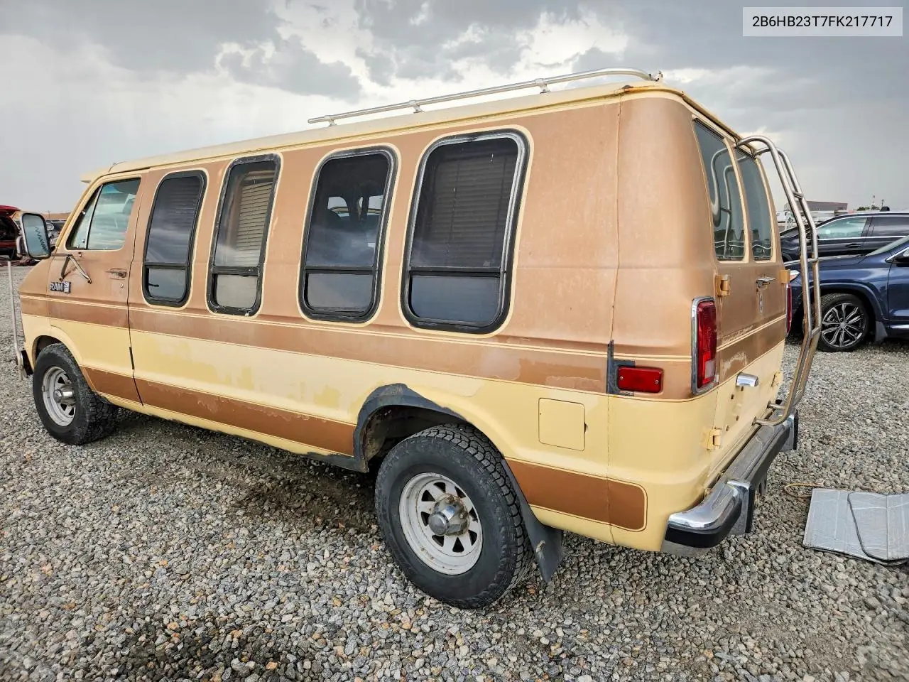 1985 Dodge Ram Van B250 VIN: 2B6HB23T7FK217717 Lot: 55719286