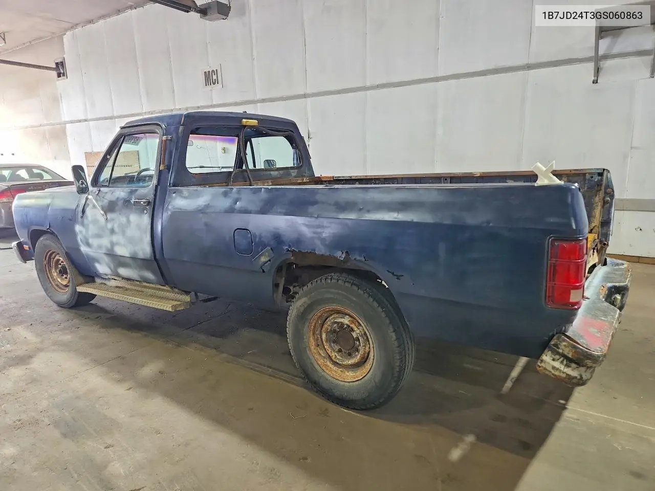 1986 Dodge D-Series D200 VIN: 1B7JD24T3GS060863 Lot: 62199376
