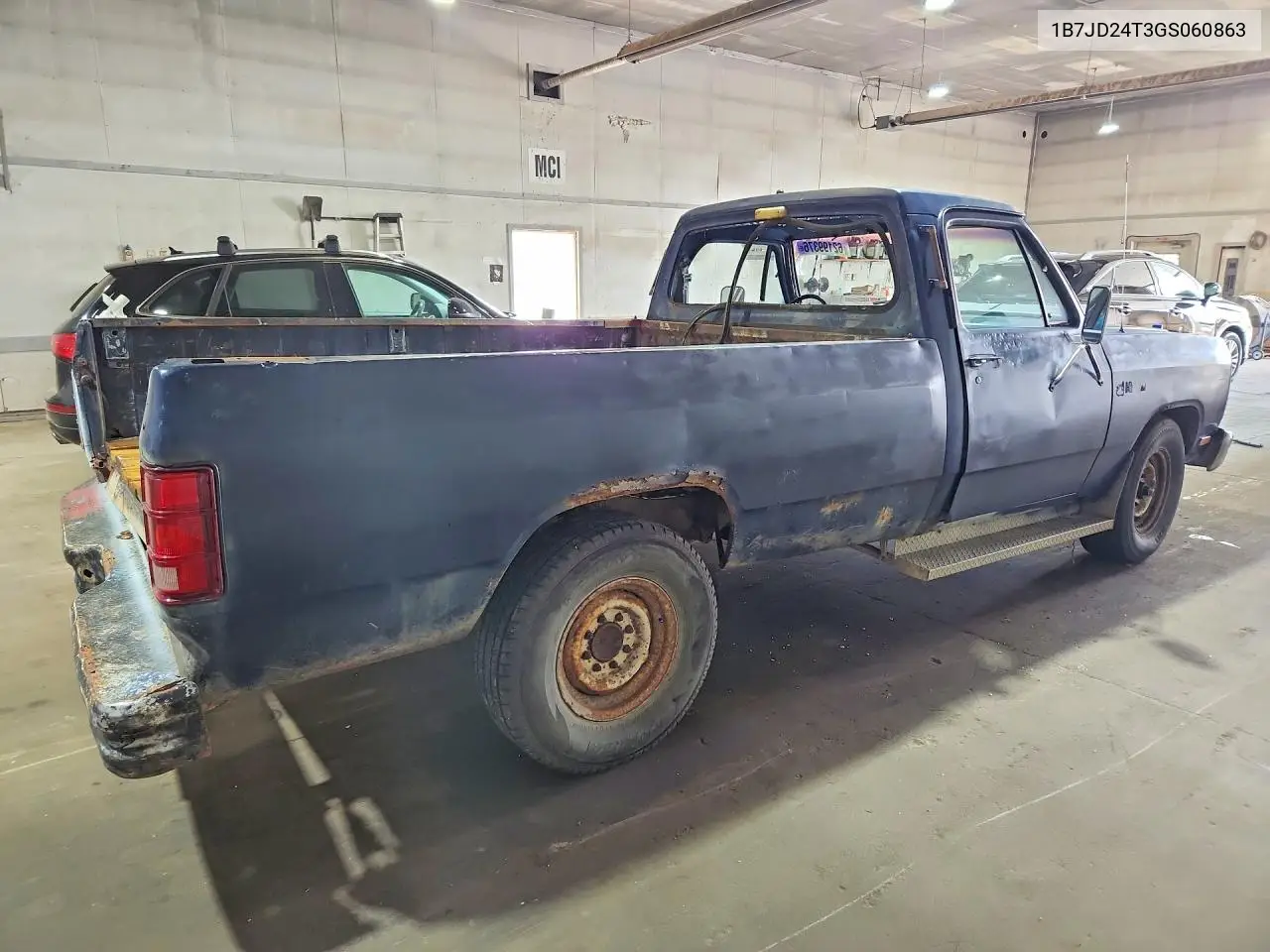 1986 Dodge D-Series D200 VIN: 1B7JD24T3GS060863 Lot: 62199376