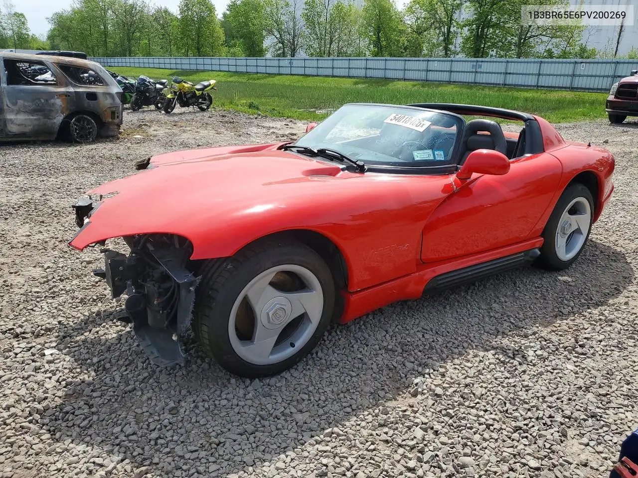 1993 Dodge Viper Rt-10 VIN: 1B3BR65E6PV200269 Lot: 54018486