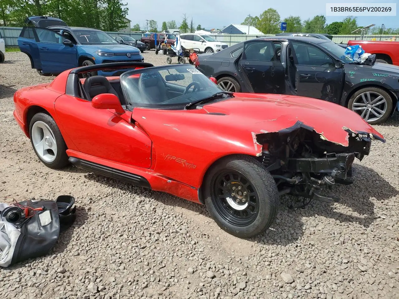1993 Dodge Viper Rt-10 VIN: 1B3BR65E6PV200269 Lot: 54018486