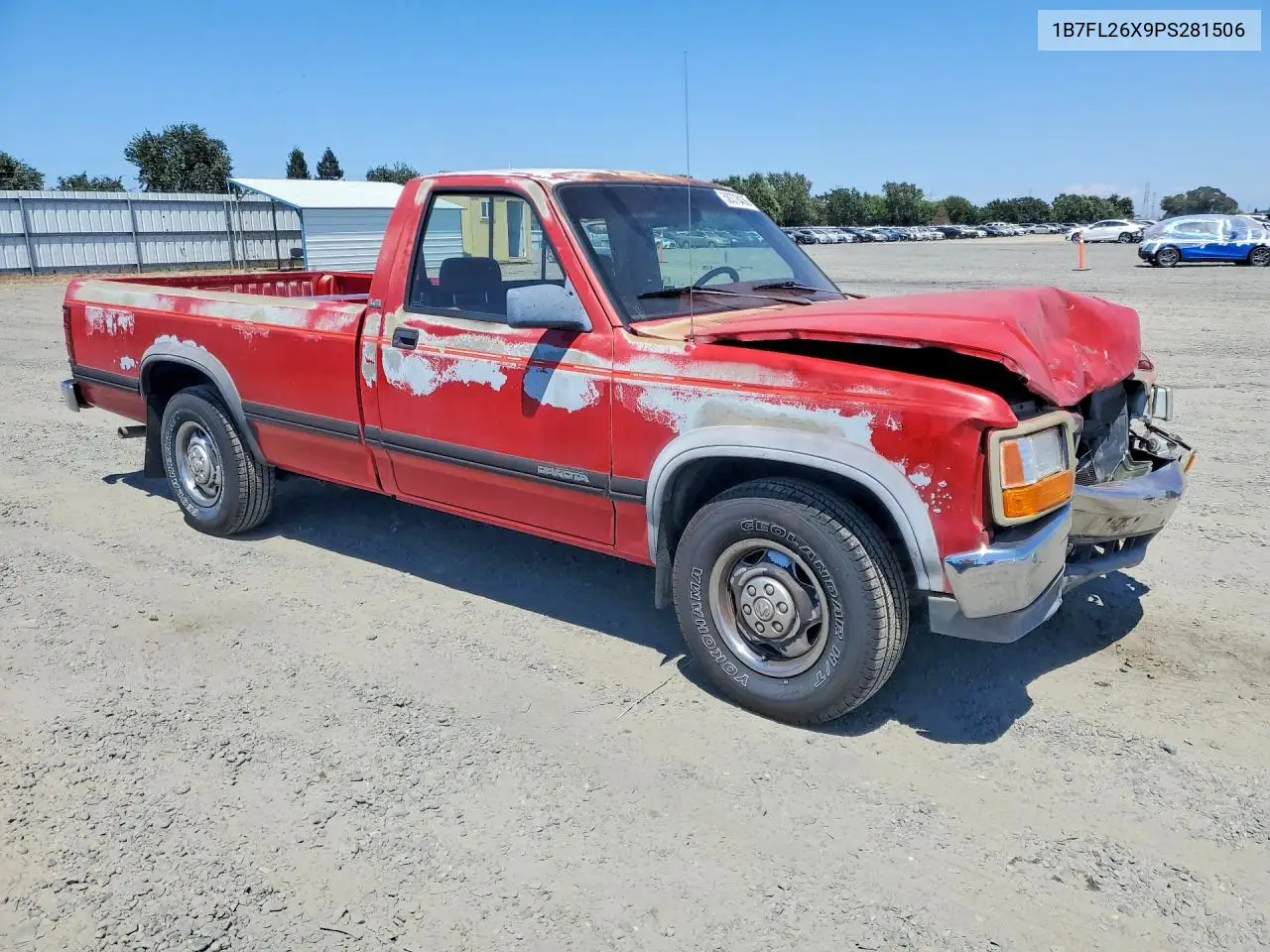 1993 Dodge Dakota VIN: 1B7FL26X9PS281506 Lot: 58378436