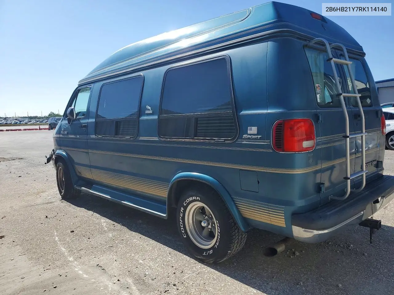 1994 Dodge Ram Van B250 VIN: 2B6HB21Y7RK114140 Lot: 51834616