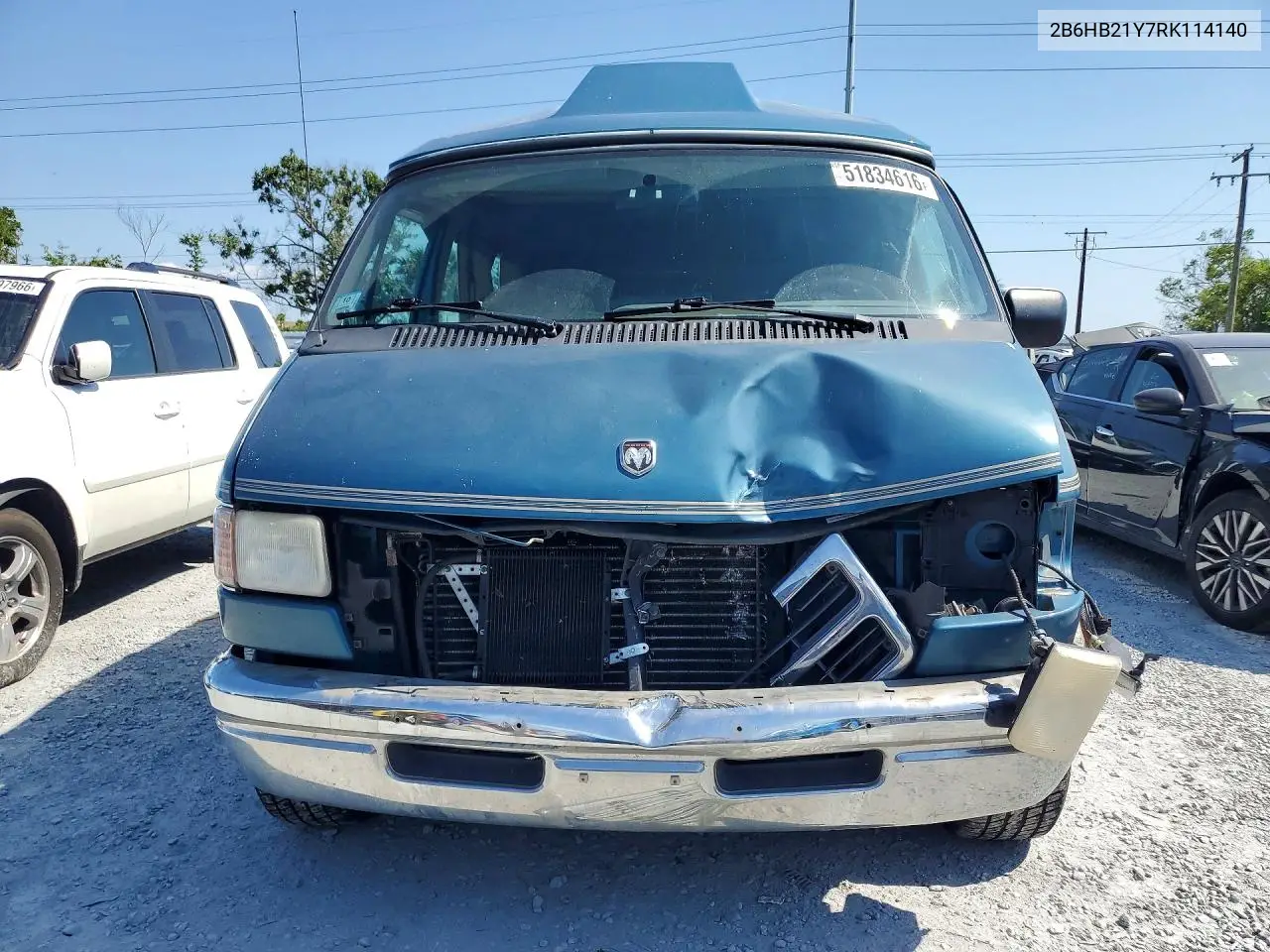 1994 Dodge Ram Van B250 VIN: 2B6HB21Y7RK114140 Lot: 51834616