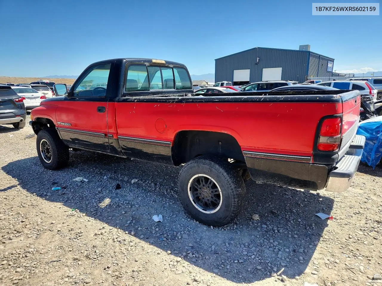 1994 Dodge Ram 2500 VIN: 1B7KF26WXRS602159 Lot: 55116096