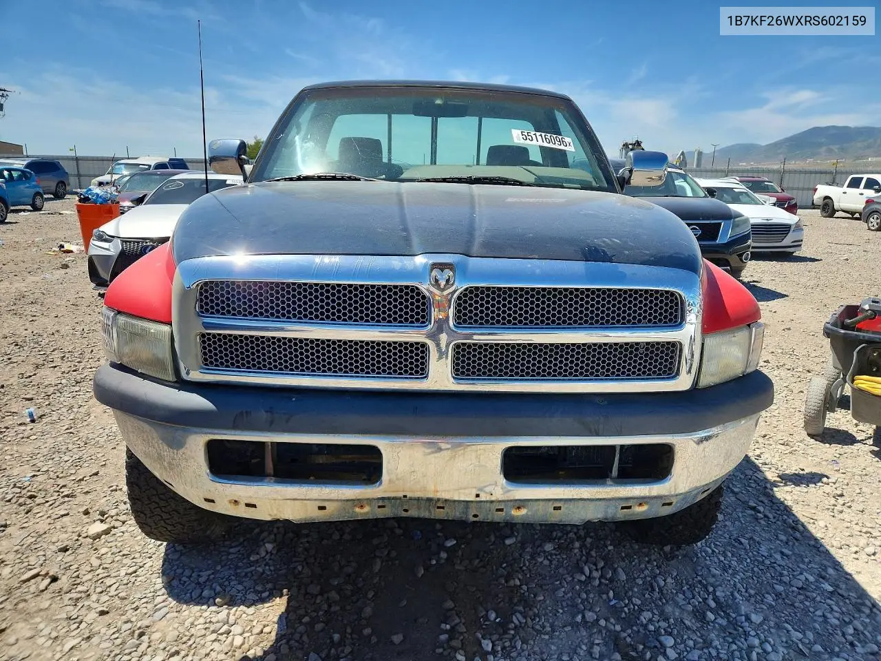 1994 Dodge Ram 2500 VIN: 1B7KF26WXRS602159 Lot: 55116096