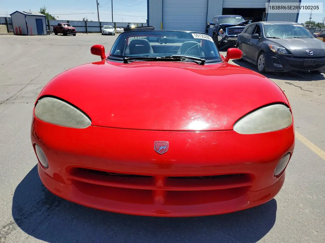 1994 Dodge Viper Rt-10 VIN: 1B3BR65E2RV100205 Lot: 59735286