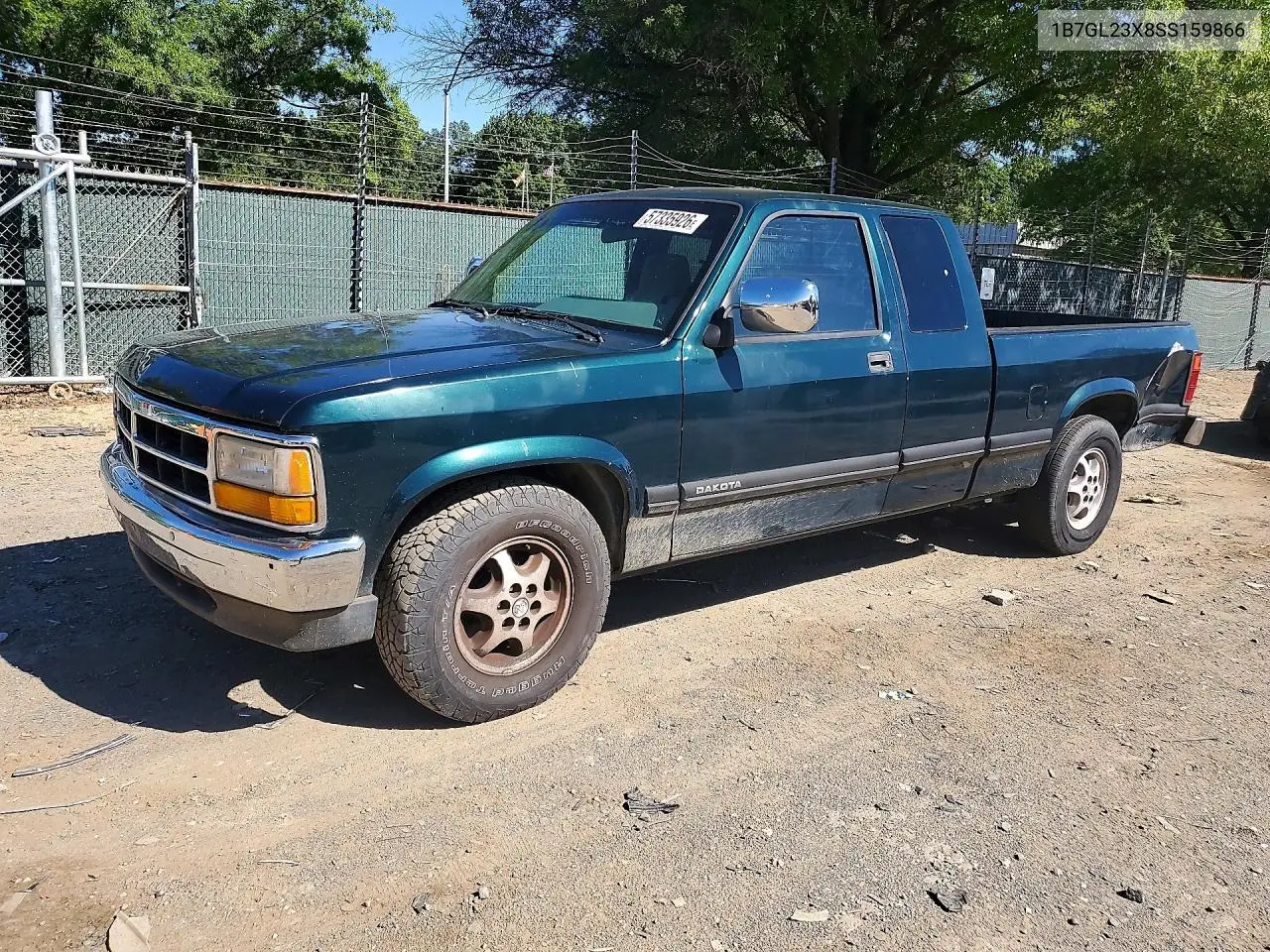 1995 Dodge Dakota VIN: 1B7GL23X8SS159866 Lot: 57335926
