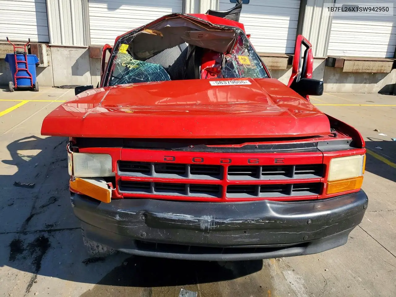 1995 Dodge Dakota VIN: 1B7FL26X1SW942950 Lot: 58379006