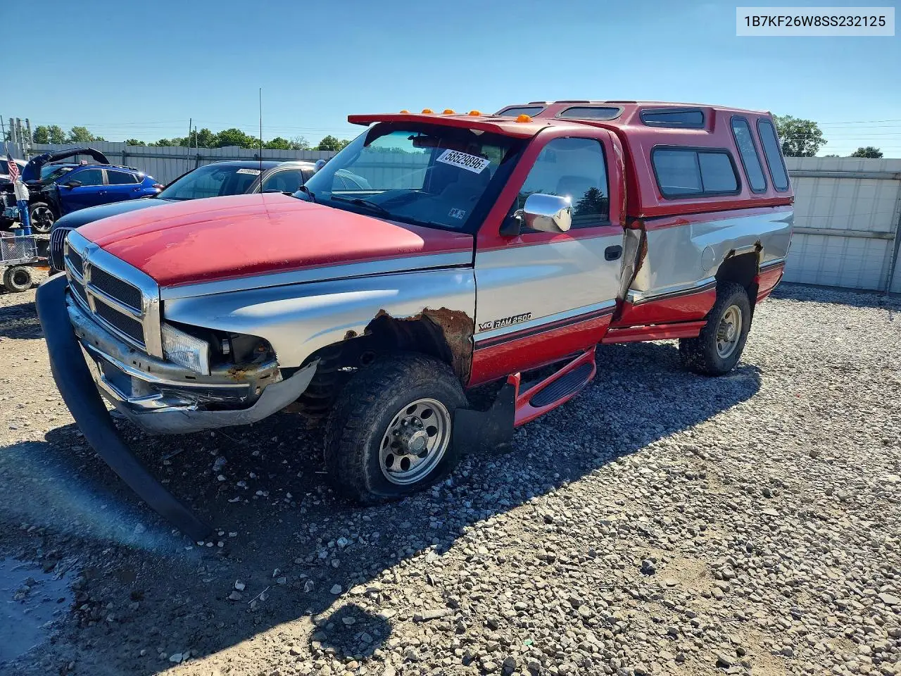 1995 Dodge Ram 2500 VIN: 1B7KF26W8SS232125 Lot: 58529896