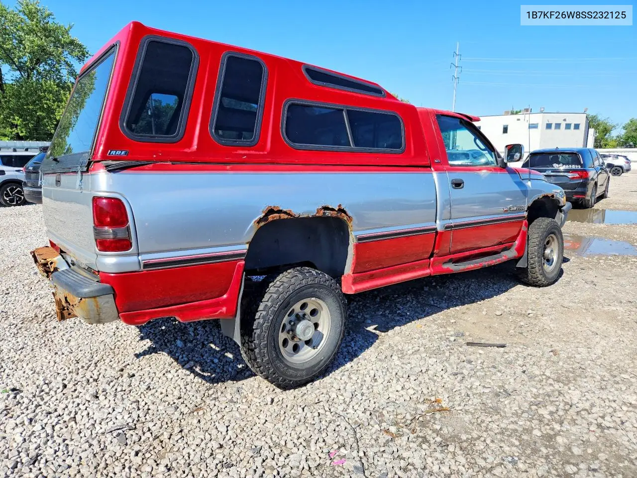 1995 Dodge Ram 2500 VIN: 1B7KF26W8SS232125 Lot: 58529896
