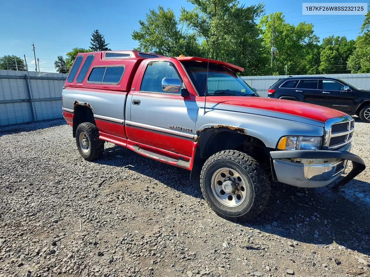 1995 Dodge Ram 2500 VIN: 1B7KF26W8SS232125 Lot: 58529896