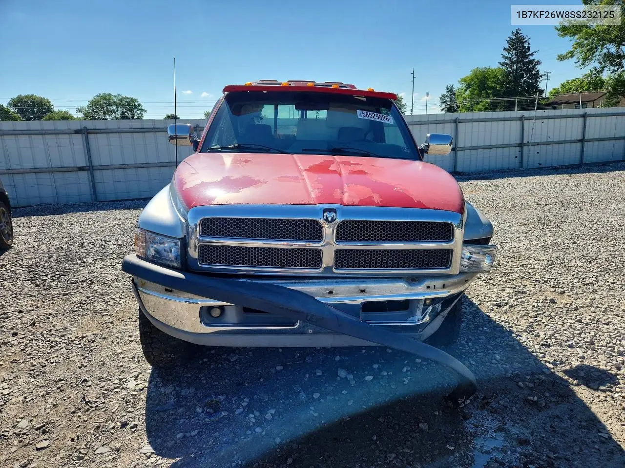 1995 Dodge Ram 2500 VIN: 1B7KF26W8SS232125 Lot: 58529896
