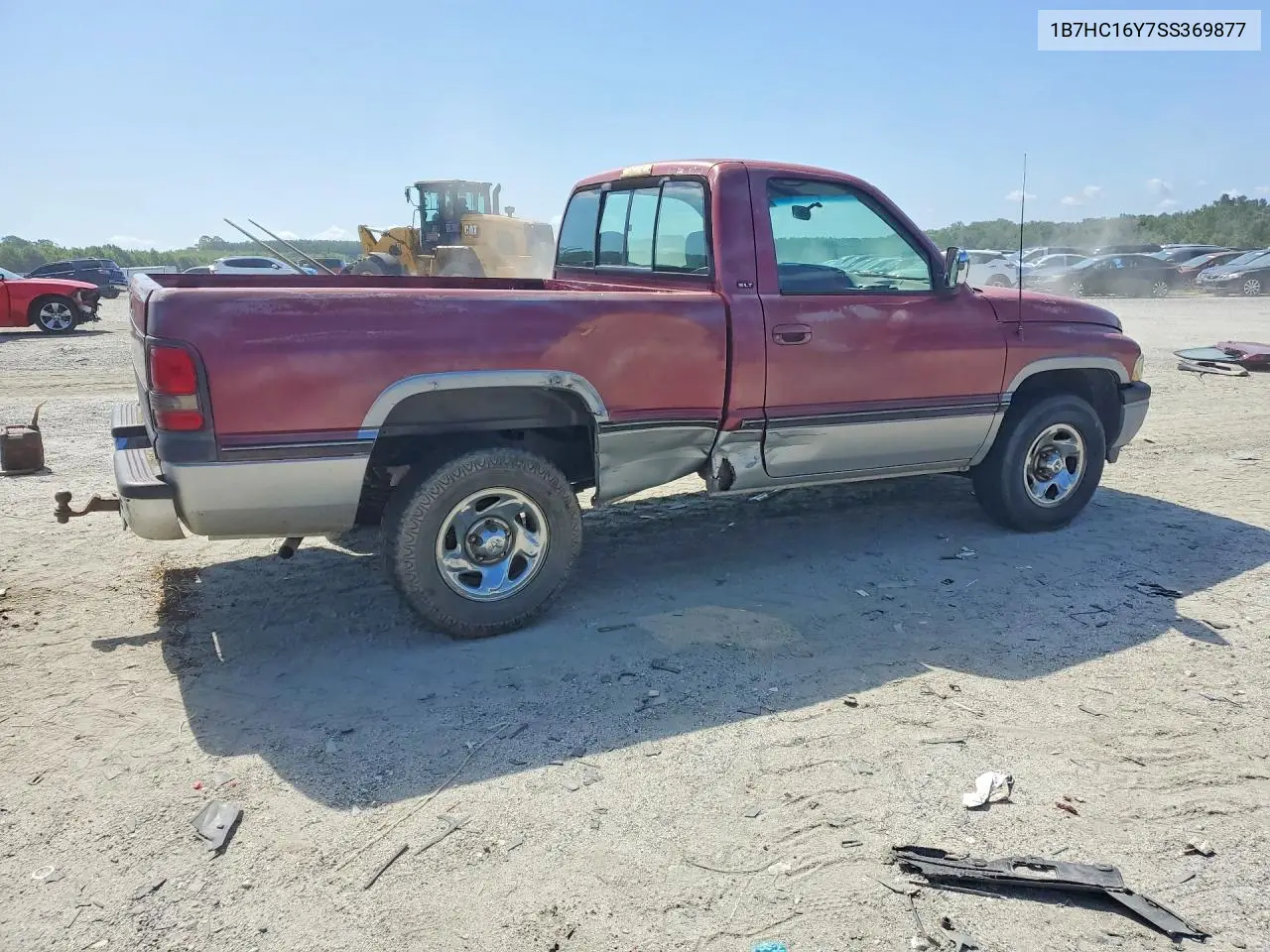 1995 Dodge Ram 1500 VIN: 1B7HC16Y7SS369877 Lot: 61687236