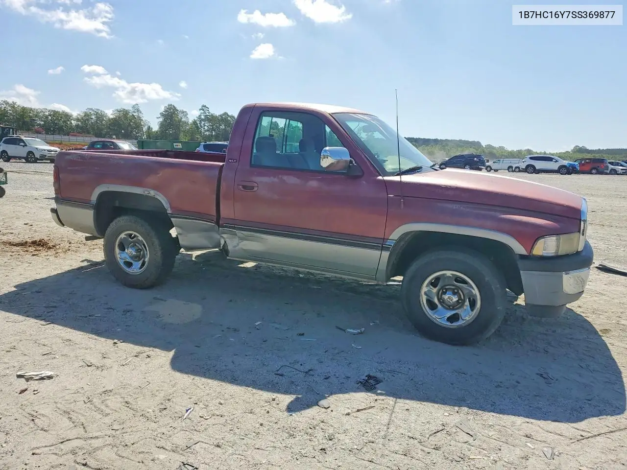1995 Dodge Ram 1500 VIN: 1B7HC16Y7SS369877 Lot: 61687236