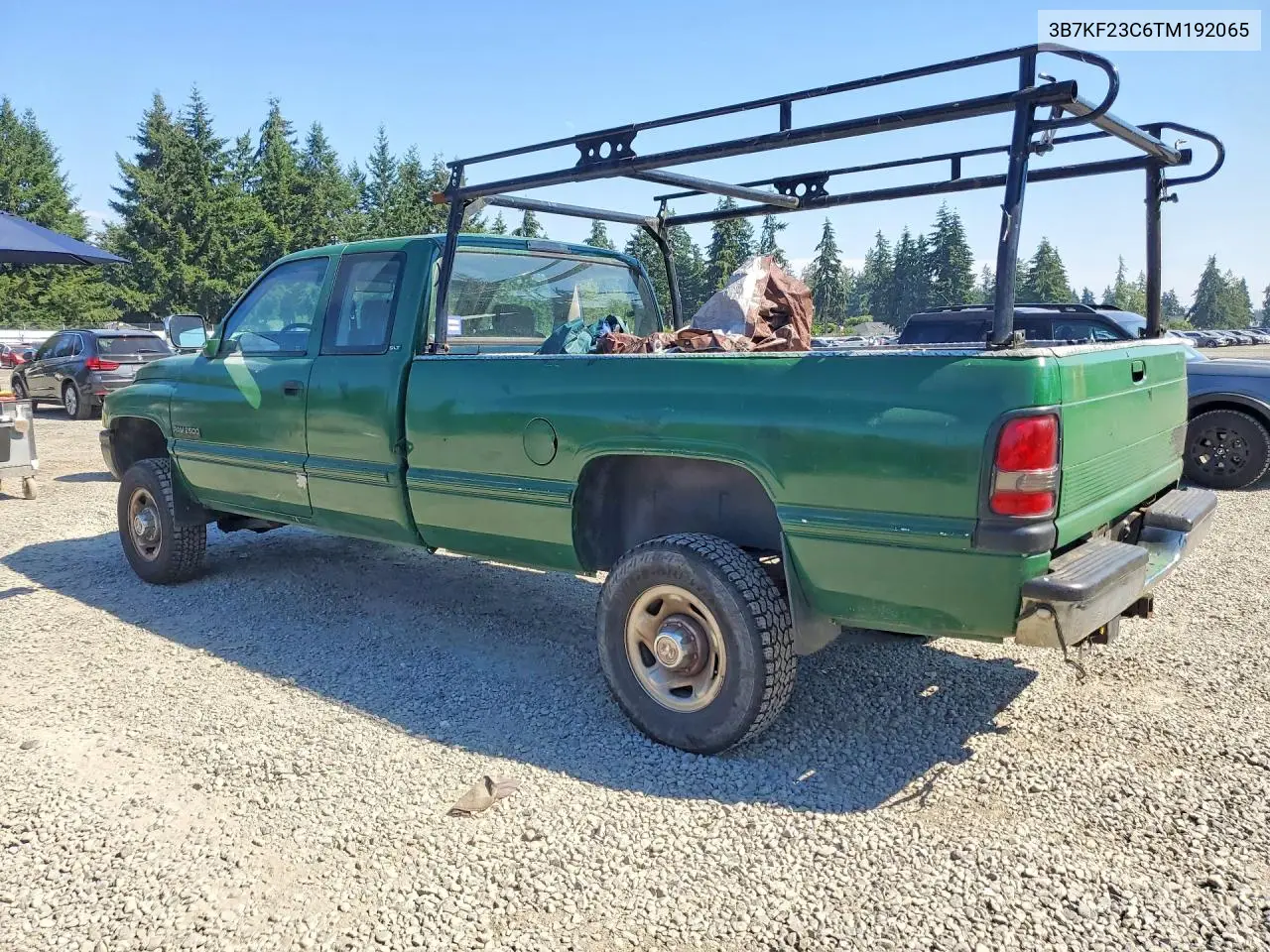 1996 Dodge Ram 2500 VIN: 3B7KF23C6TM192065 Lot: 61615936
