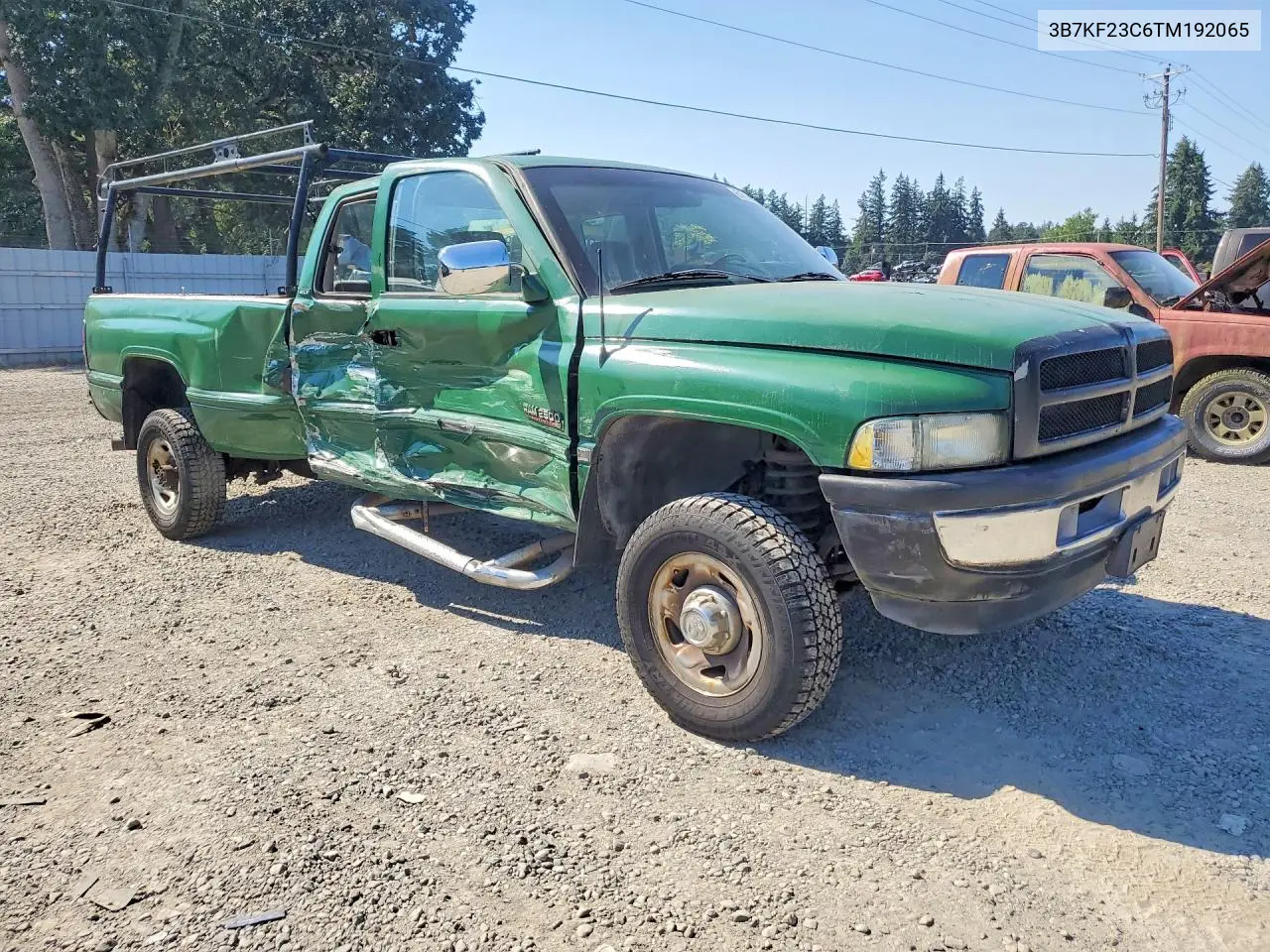 1996 Dodge Ram 2500 VIN: 3B7KF23C6TM192065 Lot: 61615936