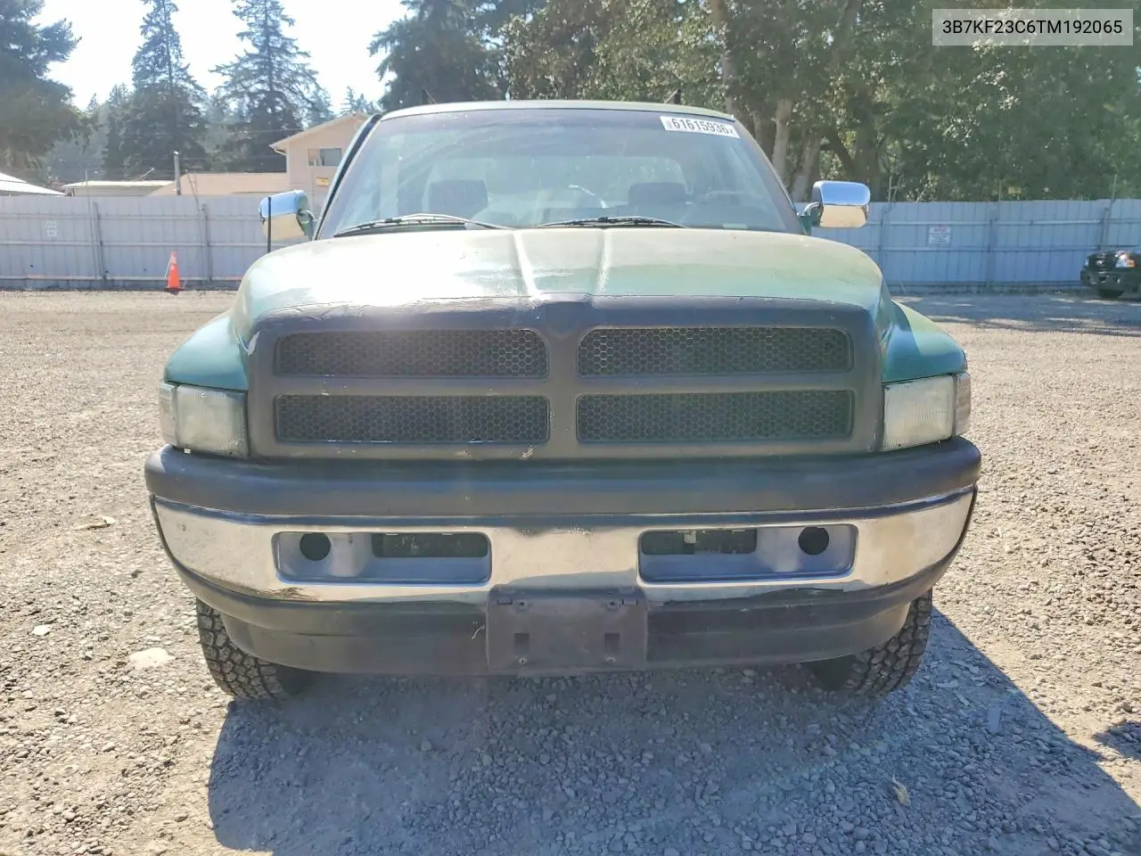 1996 Dodge Ram 2500 VIN: 3B7KF23C6TM192065 Lot: 61615936