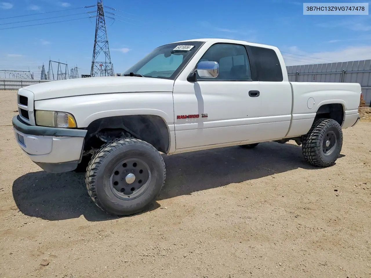 1997 Dodge Ram 1500 VIN: 3B7HC13Z9VG747478 Lot: 54816656