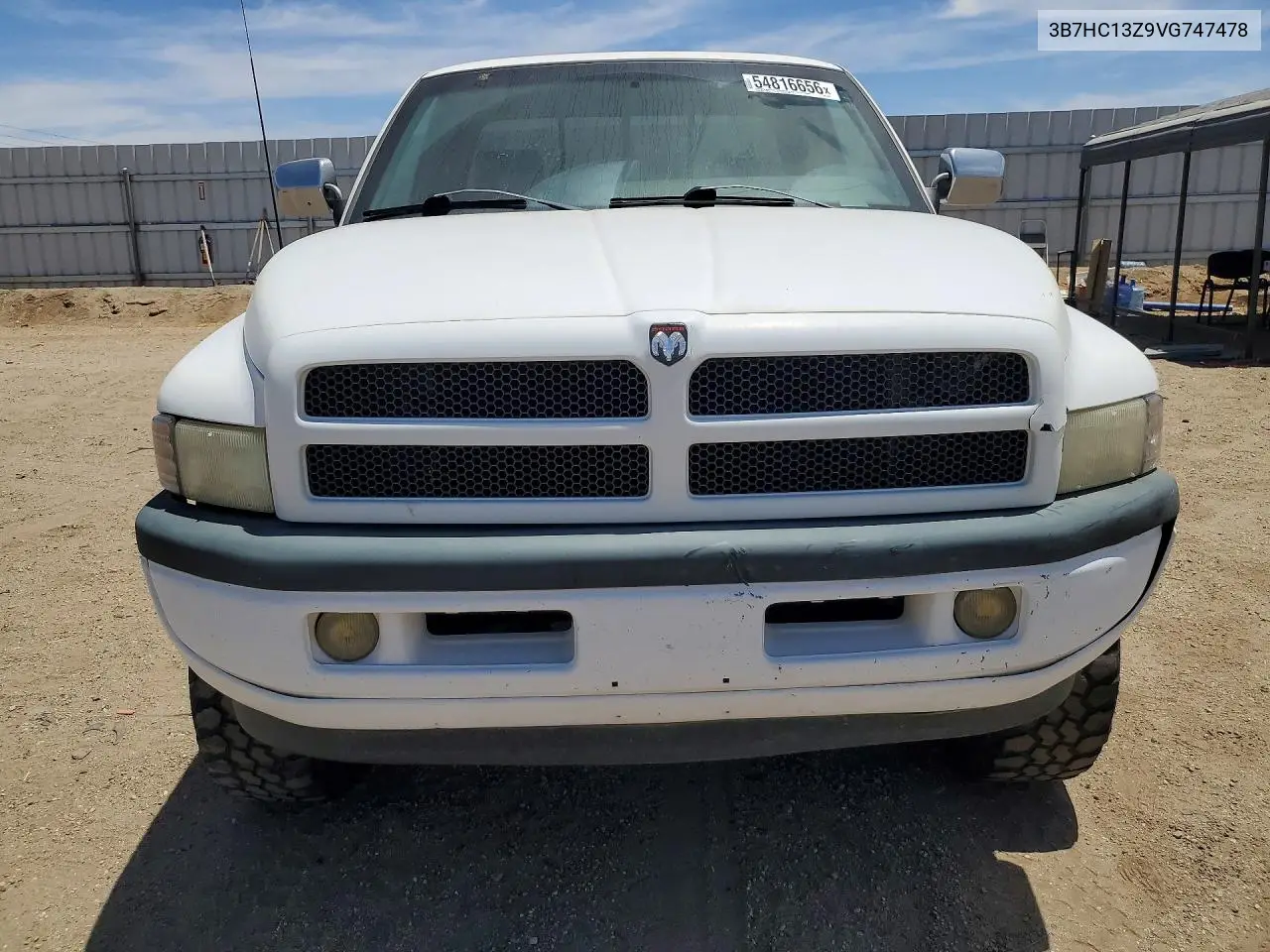 1997 Dodge Ram 1500 VIN: 3B7HC13Z9VG747478 Lot: 54816656