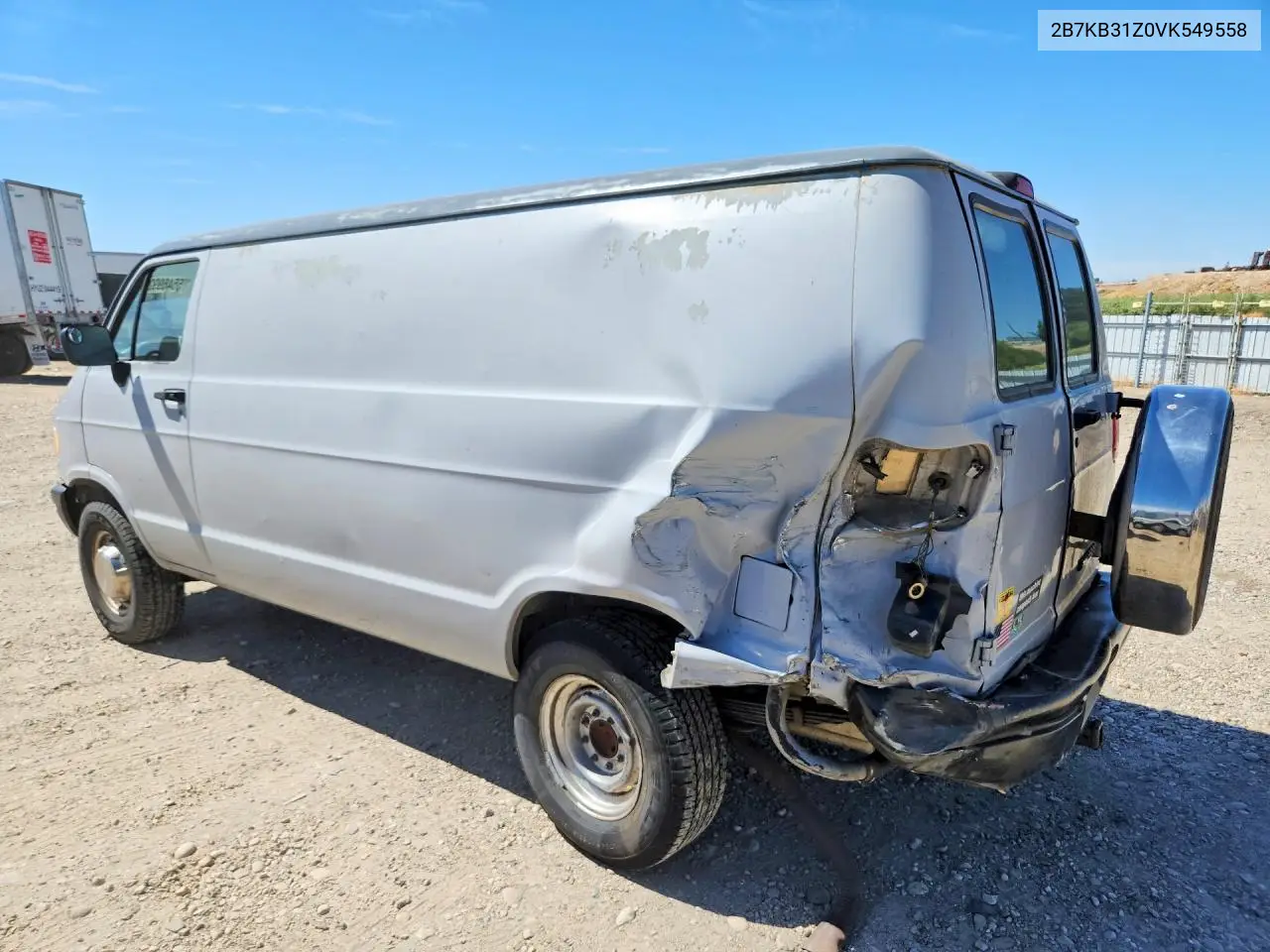1997 Dodge Ram Van VIN: 2B7KB31Z0VK549558 Lot: 55469926