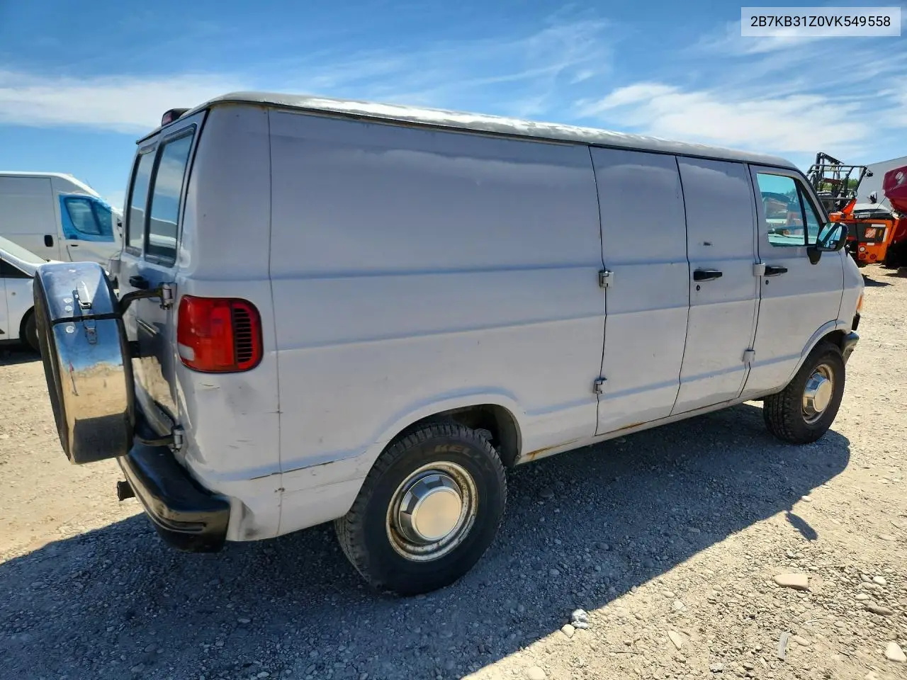 1997 Dodge Ram Van VIN: 2B7KB31Z0VK549558 Lot: 55469926