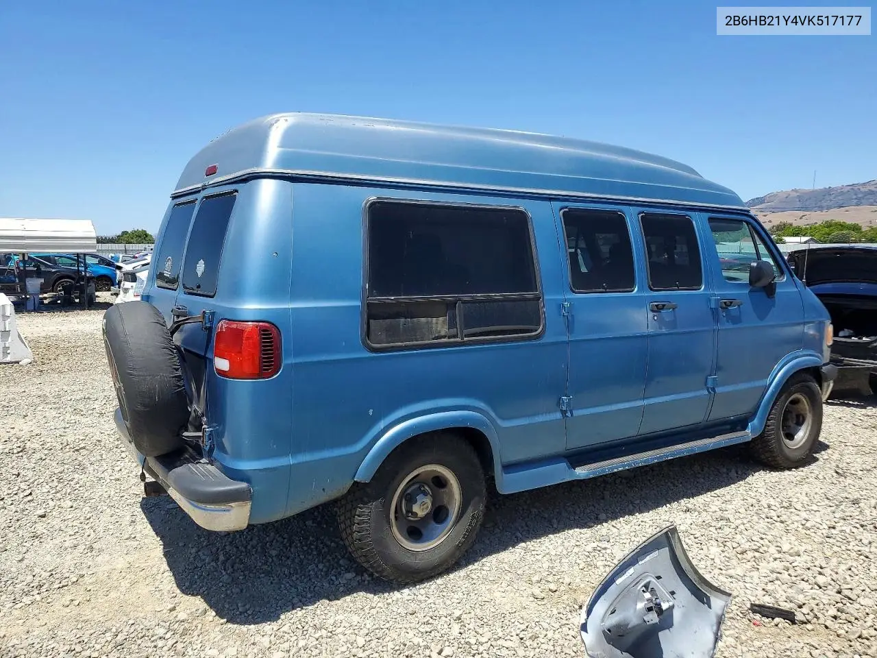 1997 Dodge Ram Van B2500 VIN: 2B6HB21Y4VK517177 Lot: 55959716