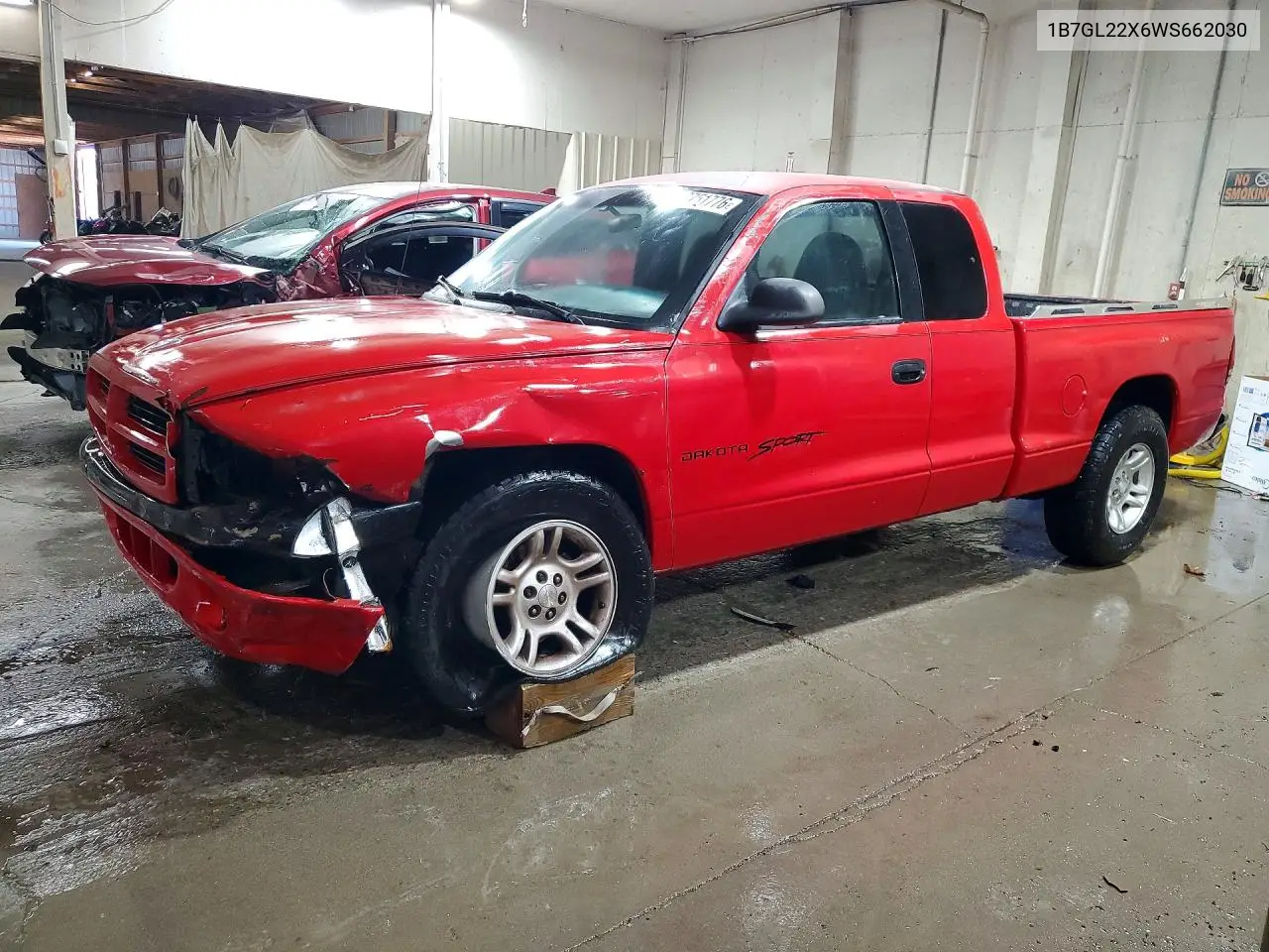 1998 Dodge Dakota VIN: 1B7GL22X6WS662030 Lot: 57751776