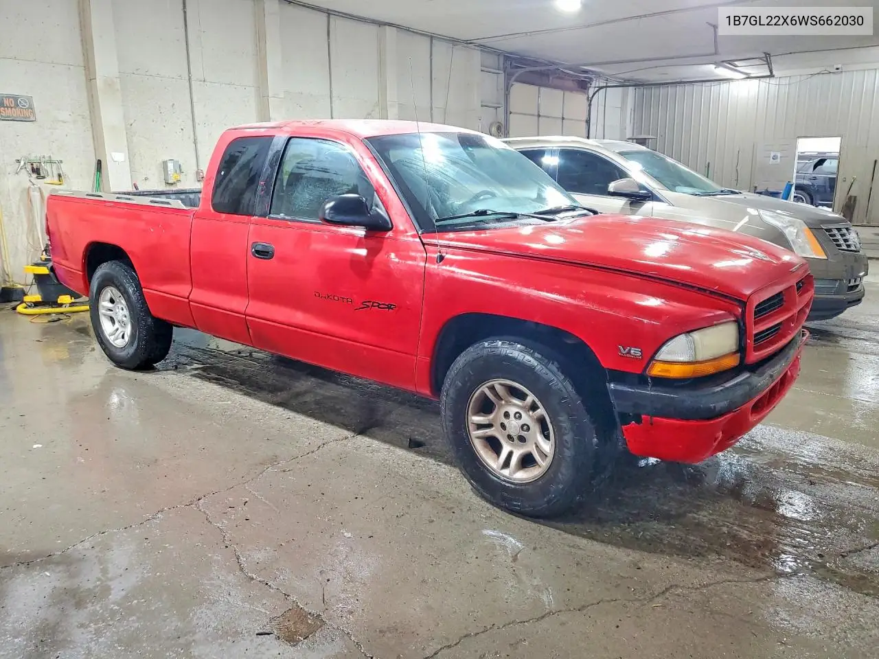 1998 Dodge Dakota VIN: 1B7GL22X6WS662030 Lot: 57751776