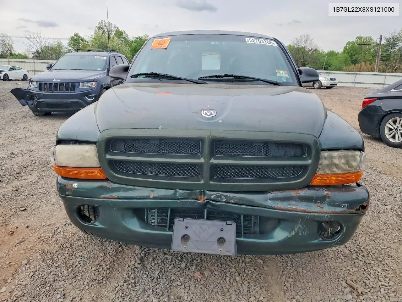 1999 Dodge Dakota VIN: 1B7GL22X8XS121000 Lot: 52703166